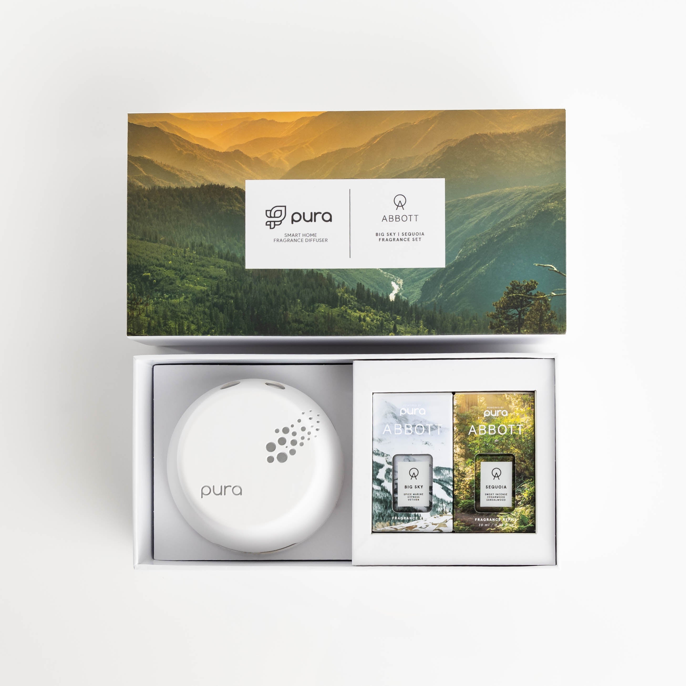 Archipelago Pura Smart Home Fragrance Diffuser Set - Big Sur and Napa